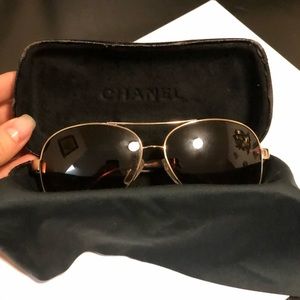 Chanel aviator sunglasses